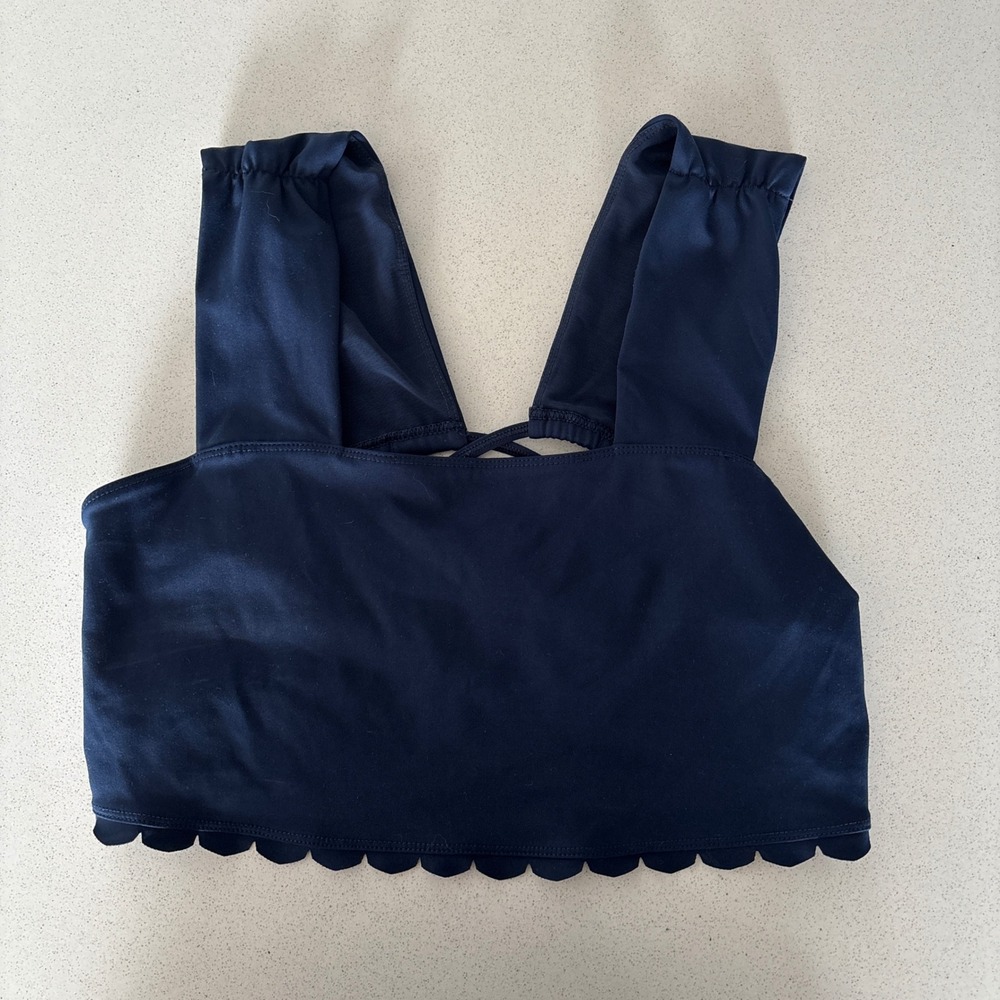 Free People Movement Navy Blue Suns Out Cami Shirt
